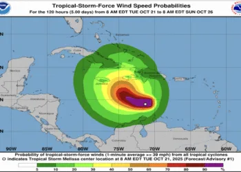 La tormenta tropical Melissa enrumba hacia las Antillas Mayores y se aleja de Centroamérica 