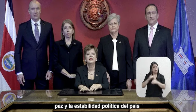 Presidenta del TSE de Costa Rica acusa a Rodrigo Chaves de amenazar la paz y la estabilidad del país