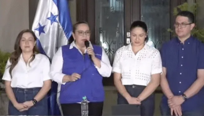 Esposa de Juan Orlando Hernández agradece a Dios y a Trump tras anuncio de indulto