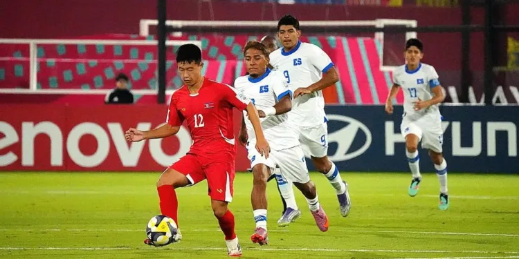 El Salvador sufre goleada 5-0 ante Corea del Norte en su debut en el Mundial Sub-17