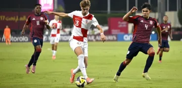 Costa Rica queda eliminada del Mundial Sub-17 tras caer 3-1 ante Croacia