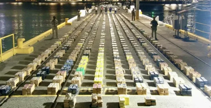 EE UU felicita a Panamá por operativo que permitió incautación de 13 toneladas de cocaína en el Pacífico