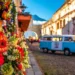 Antigua Guatemala vive el Festival de las Flores 2025 con homenaje a artistas y miles de arreglos multicolores
