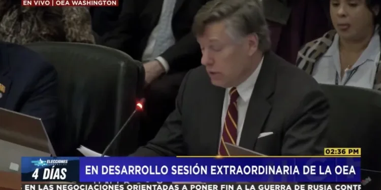 Subsecretario de Estado de EE UU llama a OEA a exigir elecciones sin fraude ni interferencia en Honduras