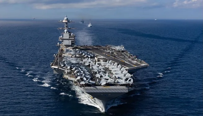 EE.UU. despliega el portaaviones más grande del mundo en Latinoamérica para combatir el narcotráfico