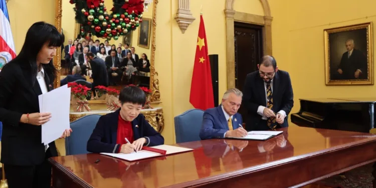 China y Costa Rica