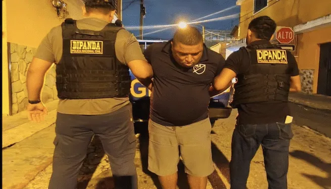 Policía guatemalteca captura a peligroso pandillero salvadoreño con siete órdenes de captura en su país