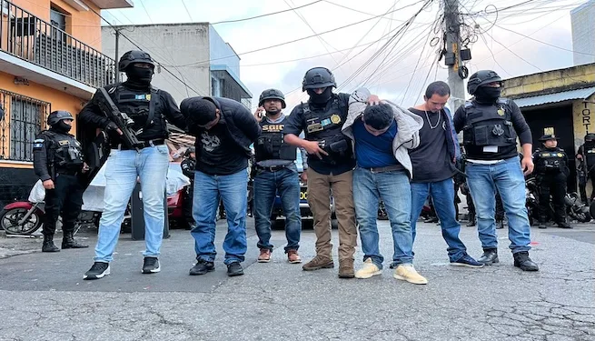 La Policía guatemalteca capturó a 44,738 personas por diversos delitos en 2025