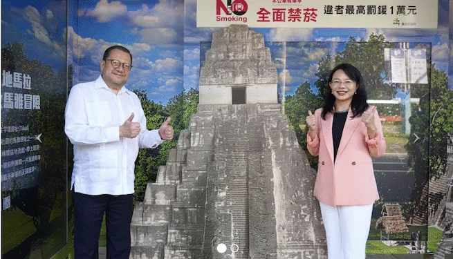 Guatemala promueve el turismo en Taiwán con imágenes de Tikal