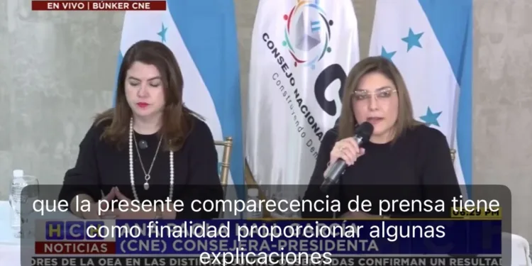 Consejeras electorales de Honduras justifican lentitud del escrutinio y prometen divulgación de todas las actas