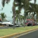 Avioneta accidentada en Ciudad de Panamá deja cuatro heridos y provoca alarma