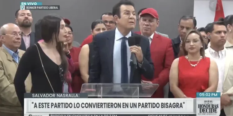 Nasralla compara a Honduras con Venezuela y denuncia imposición de Asfura como presidente electo