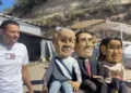 Monigotes en Honduras: artesanos llevarán a la hoguera a Nasry Asfura, Salvador Nasralla y Rixi Moncada en Nochevieja 2025