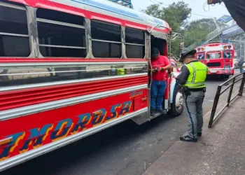 Multas al transporte colectivo en Guatemala sumaron $1.45 millones este año
