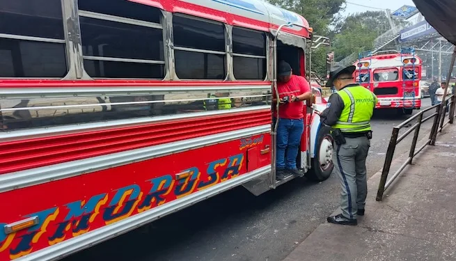 Multas al transporte colectivo en Guatemala sumaron $1.45 millones este año