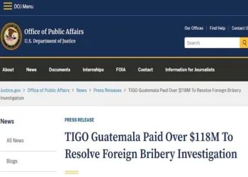 Tigo Guatemala deberá pagar $118 millones por sobornos a diputados guatemaltecos con dinero del narcotráfico