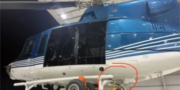 Las imágenes que confirman el atentado contra el helicóptero de la Fuerza Aérea de Guatemala en Sololá