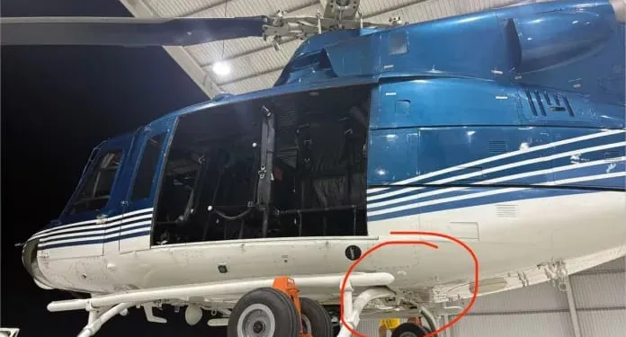Las imágenes que confirman el atentado contra el helicóptero de la Fuerza Aérea de Guatemala en Sololá