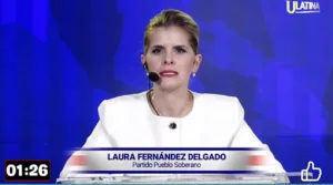 candidata Laura Fernández