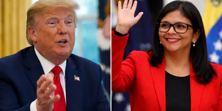 Trump y presidenta encargada de Venezuela sostienen larga llamada telefónica y promueven agenda bilateral