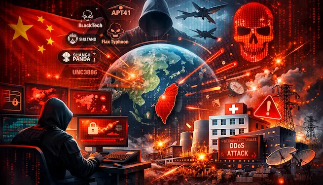 China lanzó 2.63 millones de ciberataques diarios contra Taiwán en 2025