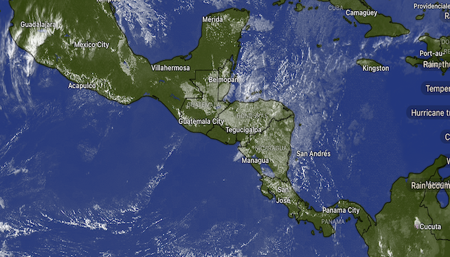 Centroamérica se prepara para fuertes vientos y descenso de temperaturas