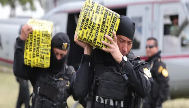 Guatemala golpea al narcotráfico con incautaciones por más de $265 millones en 2025