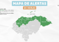Alerta Verde en siete departamentos de Honduras por persistencia de lluvias