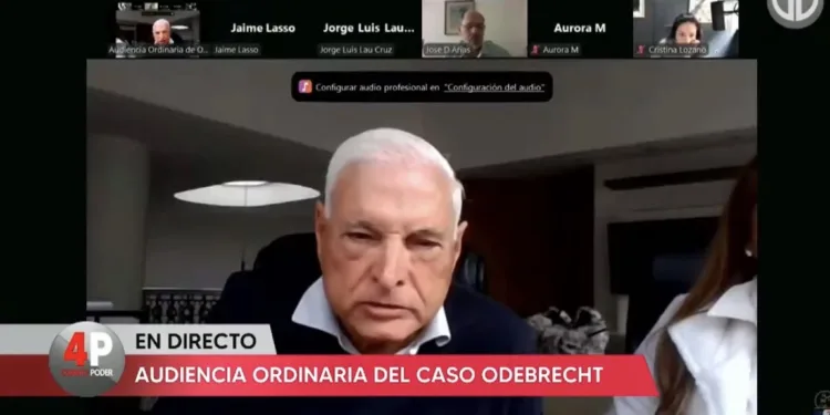 Reinicia juicio del caso Odebrecht en Panamá con expresidente Ricardo Martinelli prófugo y conexión virtual desde Colombia
