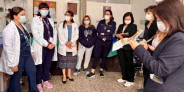 Misión de Taiwán explora proyectos de salud comunitaria en Guatemala durante visita a hospital materno infantil