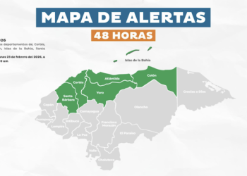 Honduras declara Alerta Verde en seis departamentos por frente frío