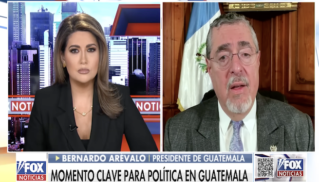 Arévalo dice que el Estado de sitio ha fomentado la reducción de la violencia en Guatemala