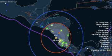 Sismo de magnitud 4.6 en Nicaragua fue sensible en algunas regiones de Costa Rica