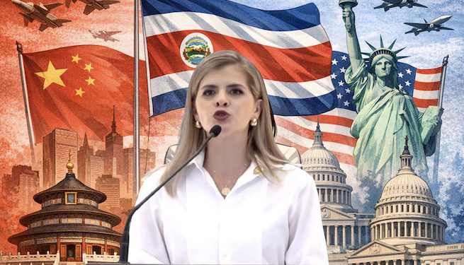La presidenta electa de Costa Rica delinea una política exterior alineada a EEUU y distante de China