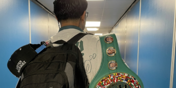Lester Martínez regresa a Guatemala tras ganar título mundial interino del CMB en Estados Unidos