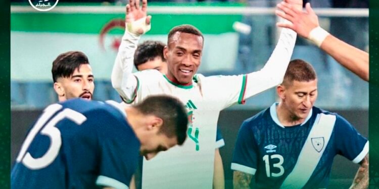 Guatemala cae 7-0 ante Argelia: dura derrota en amistoso internacional