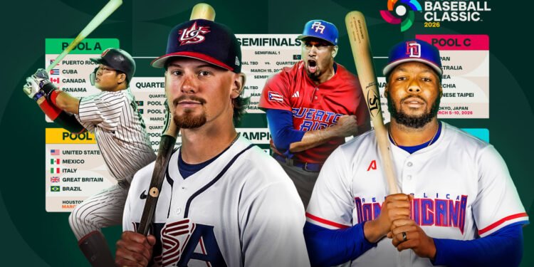 Clásico Mundial de Béisbol 2026 arranca con 20 selecciones, entre estas Panamá y Nicaragua, y con figuras de la MLB
