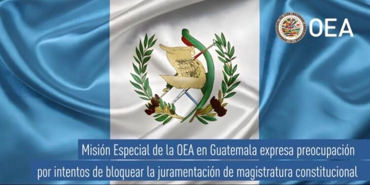 OEA advierte sobre acciones judiciales contra magistrada electa y alerta por riesgo a la institucionalidad democrática en Guatemala