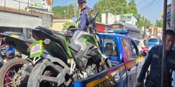 Policía guatemalteca incauta 6,259 motocicletas por estatus irregulares en 2026