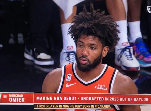 Así fue la noche mágica de Norchad Omier: el primer nicaragüense en la NBA