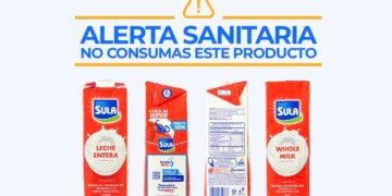 Autoridades retiran productos hondureños Sula en El Salvador por lote de leche entera con riesgo sanitario