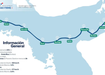 Panamá prevé iniciar la construcción del tren Panamá-David en 2027