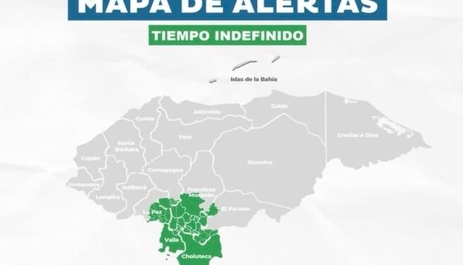 Honduras declara alerta verde por sequía en seis departamentos