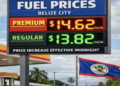 Los precios de los combustibles en Belice superan los $7 por galón