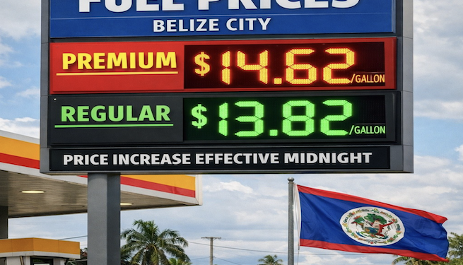Los precios de los combustibles en Belice superan los $7 por galón