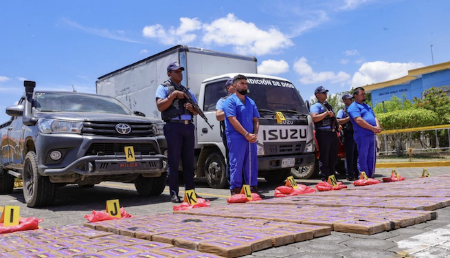 Nicaragua incauta 502 kilos de cocaína en operativo antidrogas al norte del país