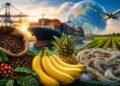 Exportaciones de café, banano y camarón impulsan recuperación económica de Honduras en 2026
