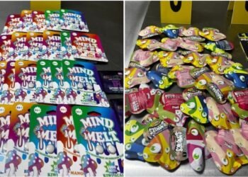 Capturan en Guatemala a mujer estadounidense con cargamento de gomitas de marihuana y hongos psicotrópicos