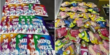 Capturan en Guatemala a mujer estadounidense con cargamento de gomitas de marihuana y hongos psicotrópicos