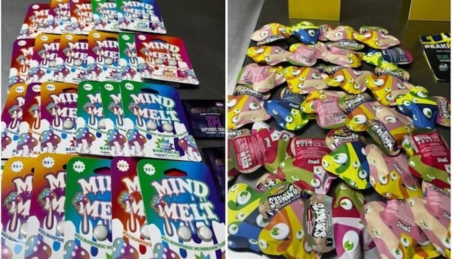 Capturan en Guatemala a mujer estadounidense con cargamento de gomitas de marihuana y hongos psicotrópicos